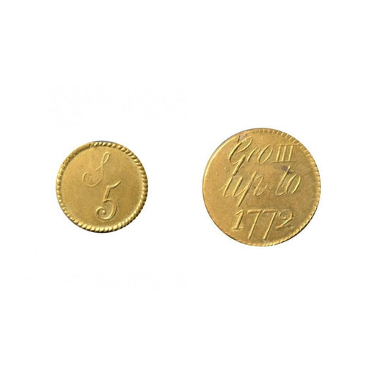 ΜΕΓΑΛΗ ΒΡΕΤΑΝΙΑ , 1/4, 1/2 Βάρος νομίσματος Γουινέας, Γεώργιος III, έως το 1772