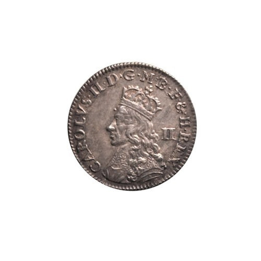 ΜΕΓΑΛΗ ΒΡΕΤΑΝΙΑ - 2 πένες (1/2 πλιγούρι) ND(1660-62), XF+